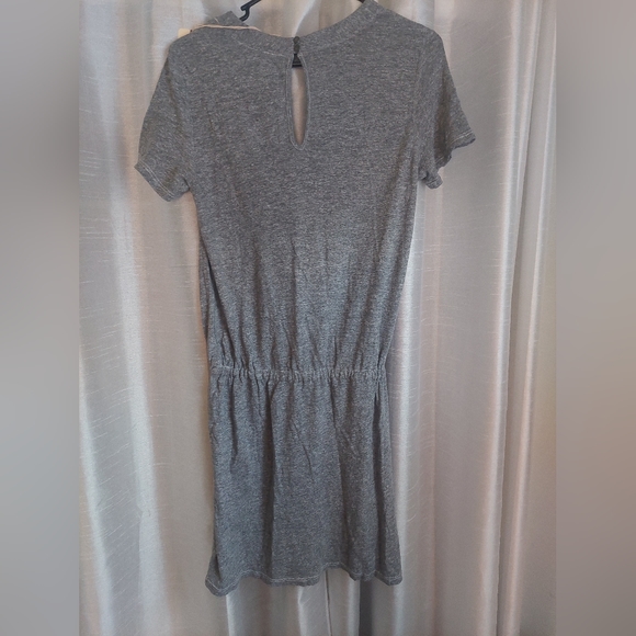 Nwt Lanston Drape Tee Dress size medium Heather gray - Picture 4 of 10